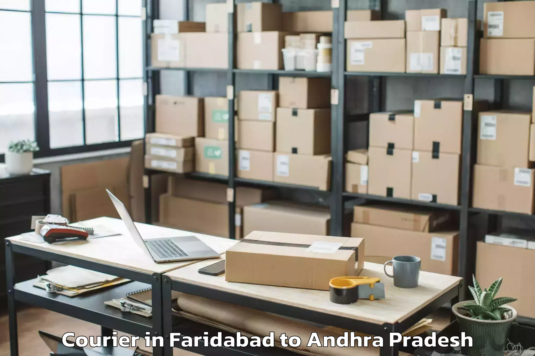 Book Your Faridabad to Nallacheruvu Courier Today